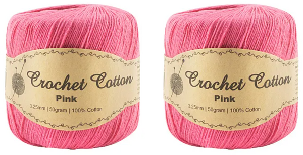 Everyday Malli 50g "Crochet Cotton" 100% Cotton Yarn - Choose Your Colour